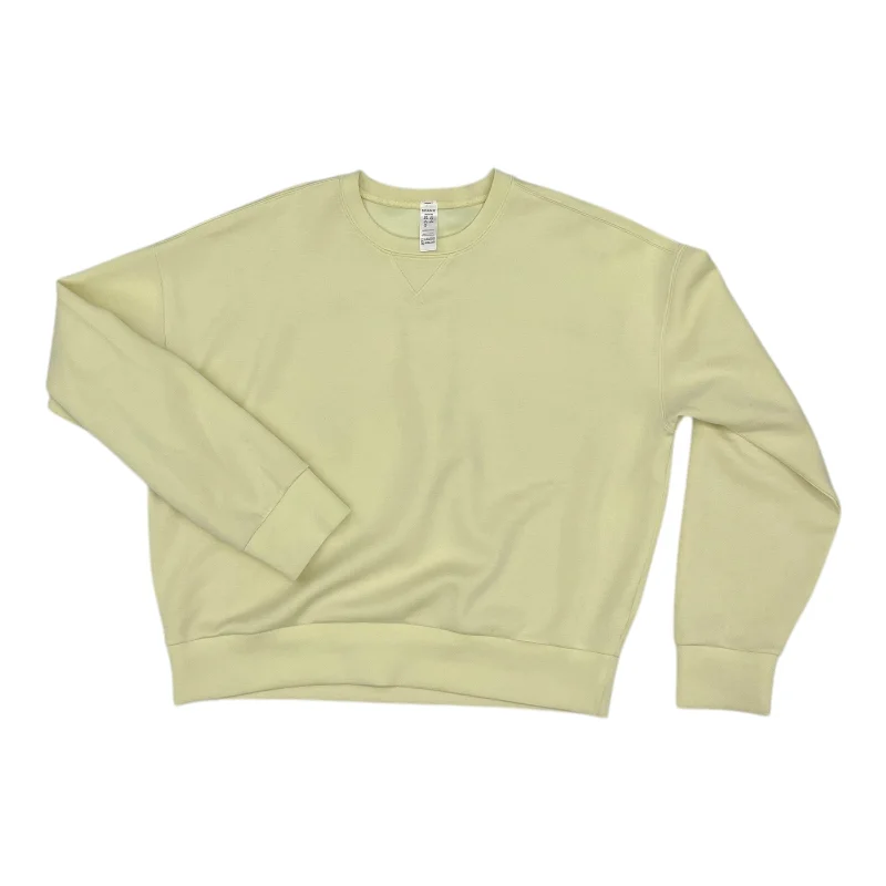 Men's Hoodies for Everyday WearSweatshirt Crewneck By Spanx In Yellow, Size:M