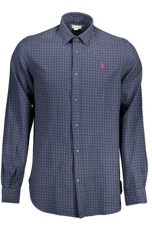 Men's Shirts with Single-Breasted DesignsU.S. POLO ASSN. Elegant Long Sleeve Regular Fit Men's Shirt Men's Shirts with Single-Breasted DesignsU.S. POLO ASSN. Elegant Long Sleeve Regular Fit Men's Shirt