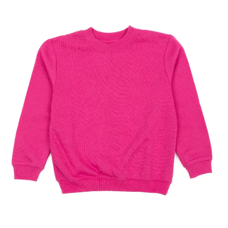 Athletic Men's Performance SweatersKids Long Sleeve Sweatshirt Classic Solid Color