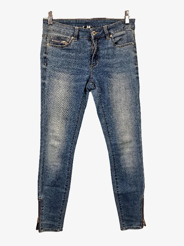 Inexpensive Men's JeansWitchery Stlyish Zip Detail Jeans Size 8