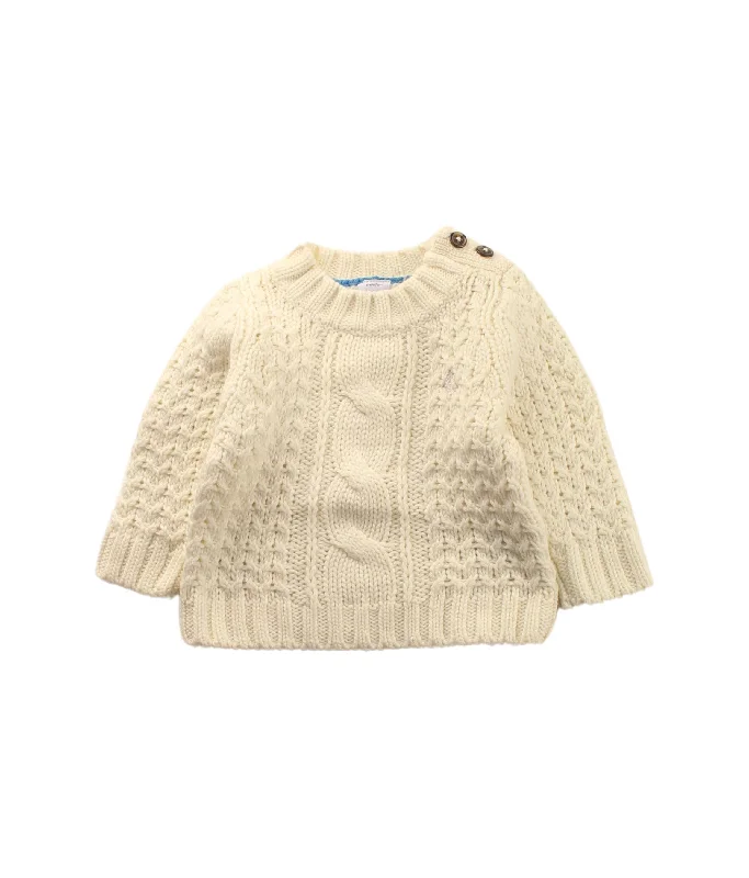 Men's Sweaters with Zippered PocketsPetit Bateau Knit Sweater 3-6M