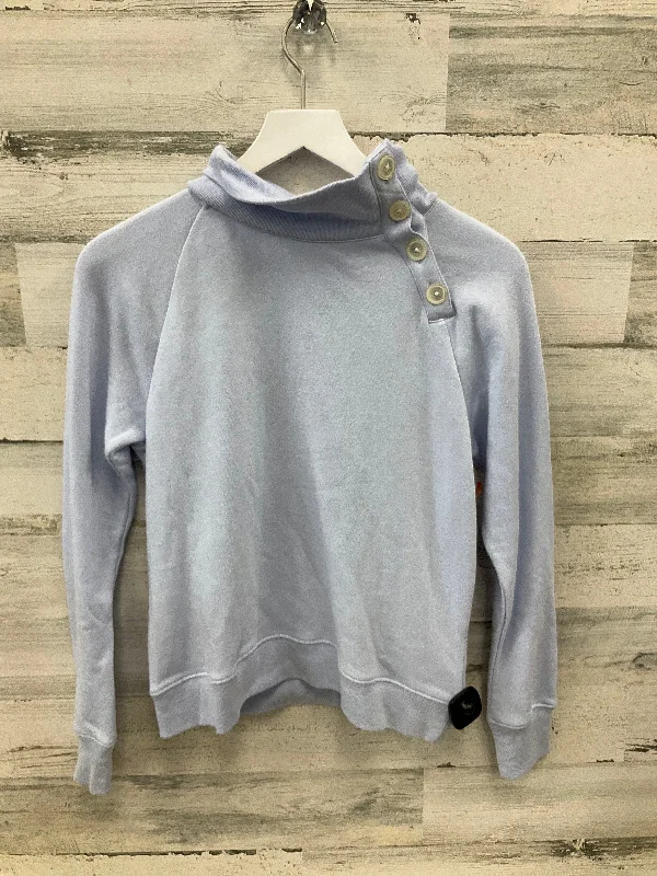 Affordable Men's HoodiesSweatshirt Collar By J. Crew In Blue, Size: Xs