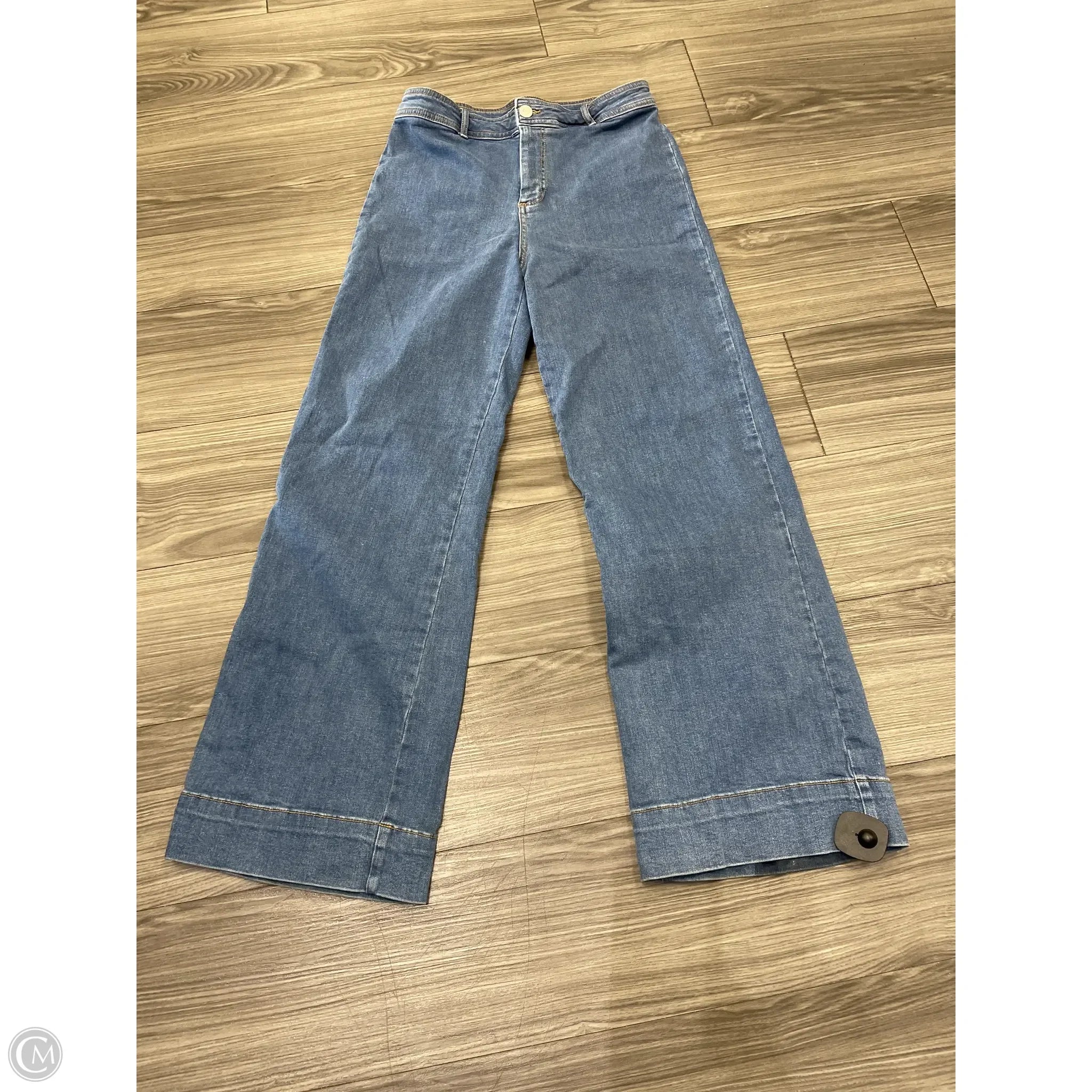 Men's Jeans Made in USAJeans Wide Leg By Avec Les Filles In Blue, Size: 6