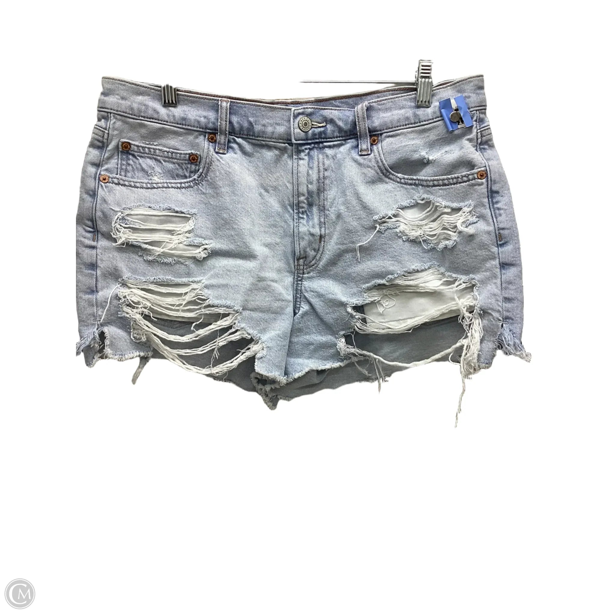 Relaxed-Fit Men's Loungewear and Casual ShortsShorts By American Eagle In Blue Denim, Size: 12 Relaxed-Fit Men's Loungewear and Casual ShortsShorts By American Eagle In Blue Denim, Size: 12
