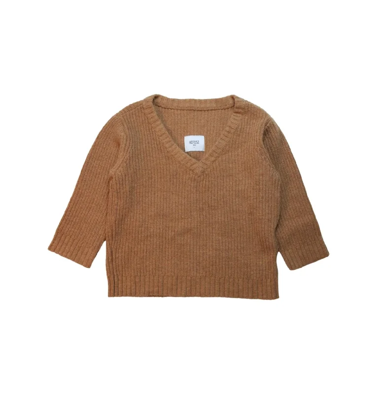 Men's Sweaters with Elastic CuffsREPOSE AMS Knit Sweater 4T