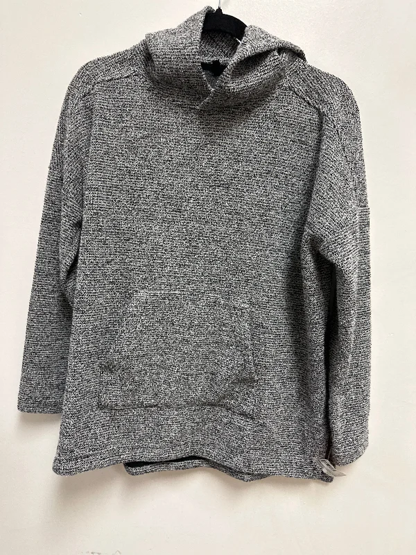 Men's Hoodies with DrawstringsSweatshirt Hoodie By Lou And Grey In Black & White, Size: M Men's Hoodies with DrawstringsSweatshirt Hoodie By Lou And Grey In Black & White, Size: M