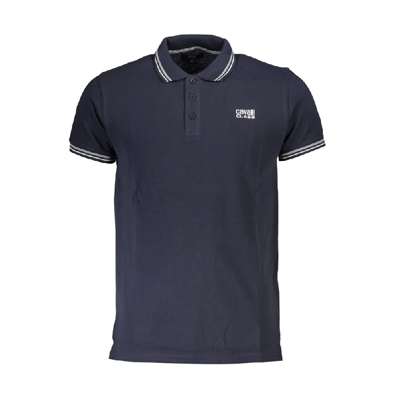 Men's Shirts with Checkered PatternsCavalli Class  Cotton Polo Men's Shirt
