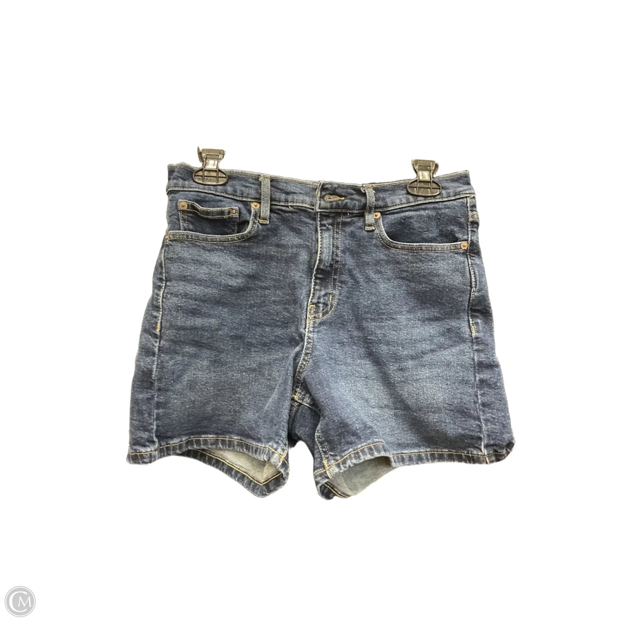 Fashionable Men's Patterned ShortsShorts By Calvin Klein In Blue, Size: 8