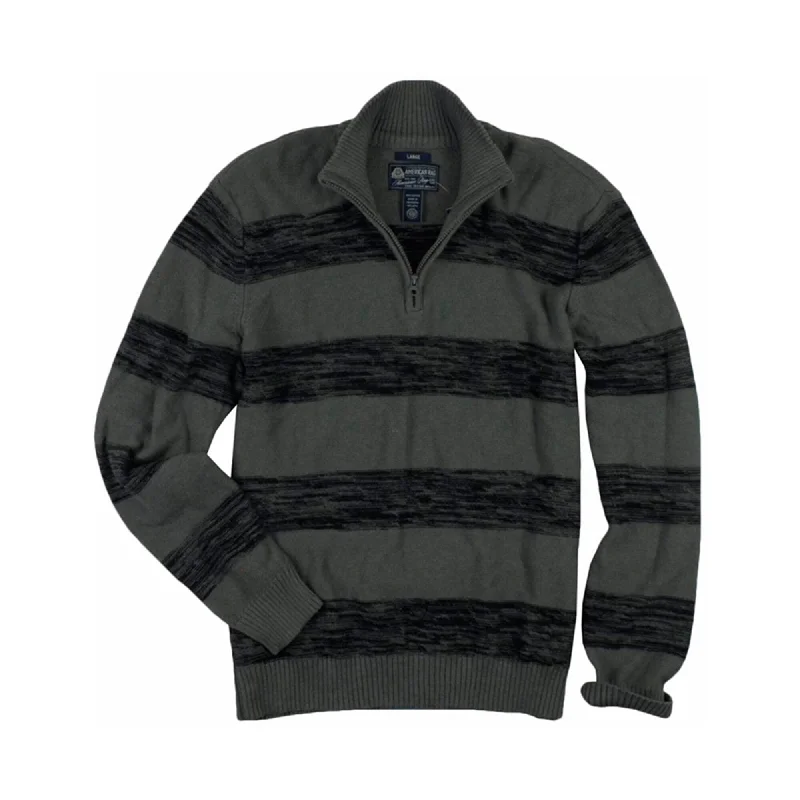 Men's Sweaters with SnapsAmerican Rag Mens S Knit Sweater, Grey, X-Large