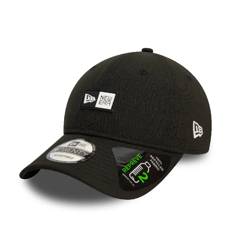 Novelty Baseball CapsNew Era Repreve Black 9TWENTY Adjustable Cap