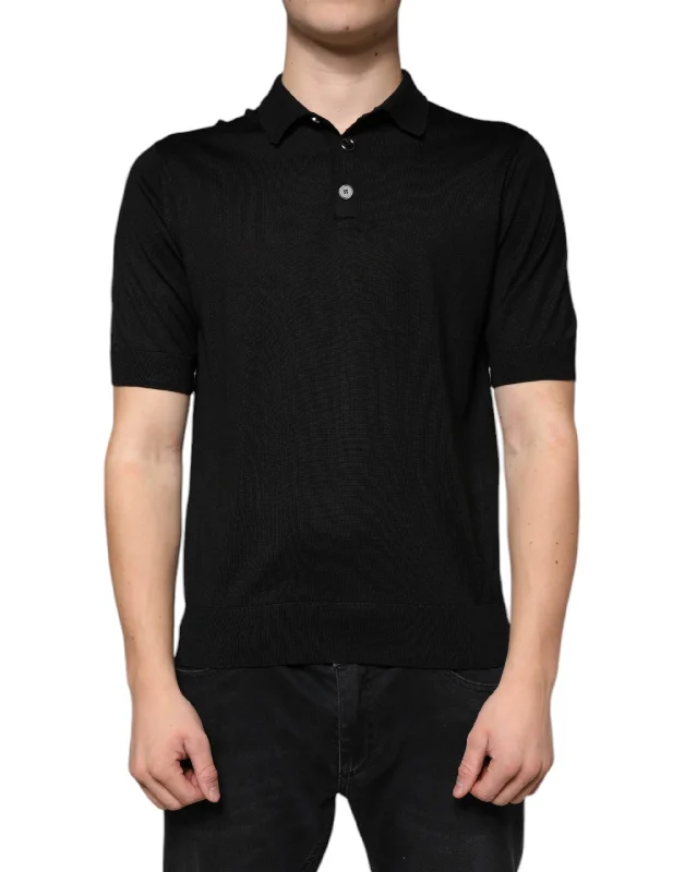 Men's Performance Shirts for SportsDolce & Gabbana Silk Short Sleeves Men Polo Men's T-shirt (Pre-Owned) Men's Performance Shirts for SportsDolce & Gabbana Silk Short Sleeves Men Polo Men's T-shirt (Pre-Owned)