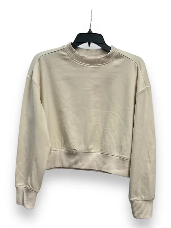 Men's Hoodies for AutumnSweatshirt Collar By Mia In Cream, Size: S