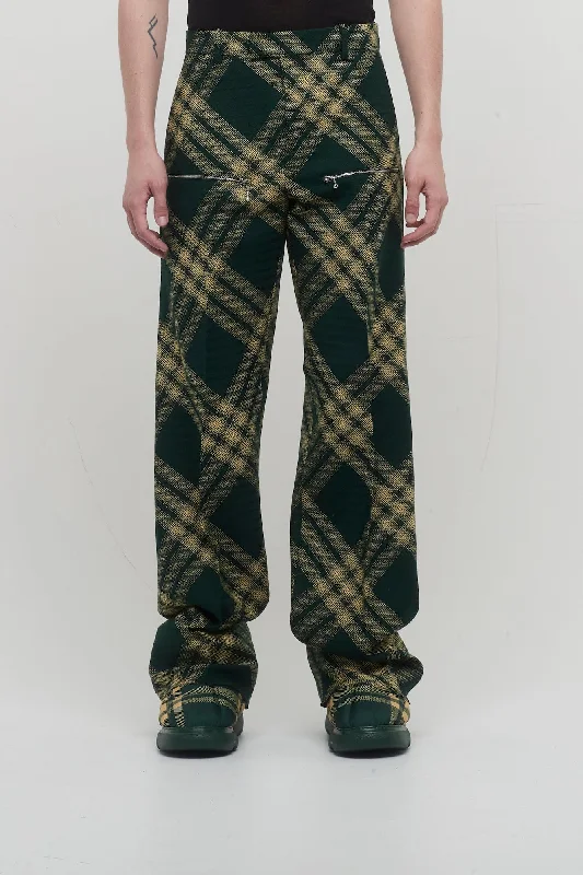 Men's Coats with HoodsBurberry Primrose IP Check Trousers