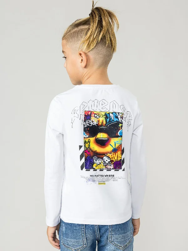 Men's Organic Cotton Shirts for Eco-ConsciousnessREVENGE LONG SLEEVE T SHIRT