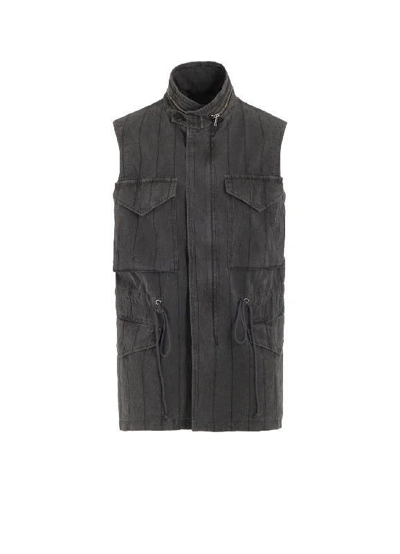Men's Coats for SnowshoeingWASHER STRIPE 4 POCKET VEST