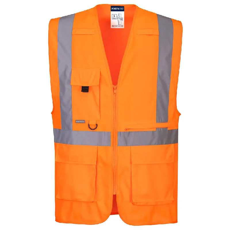 Fashionable Men's Denim JacketsPortwest C357 Hi Vis Executive Vest With Tablet Pocket