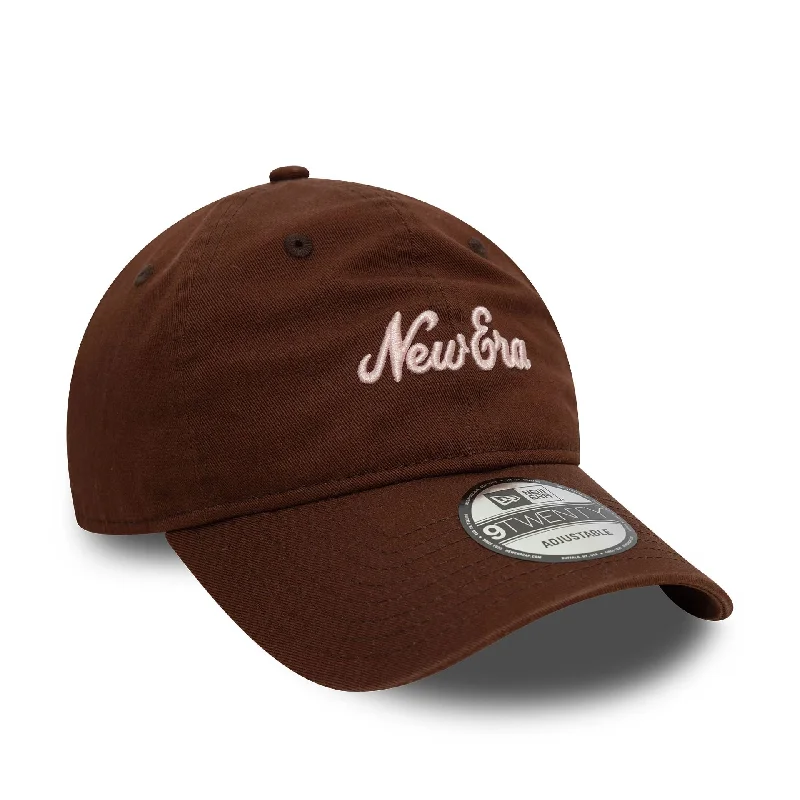 Female Fisherman HatsNew Era Essential Midi Dark Brown 9TWENTY Adjustable Cap