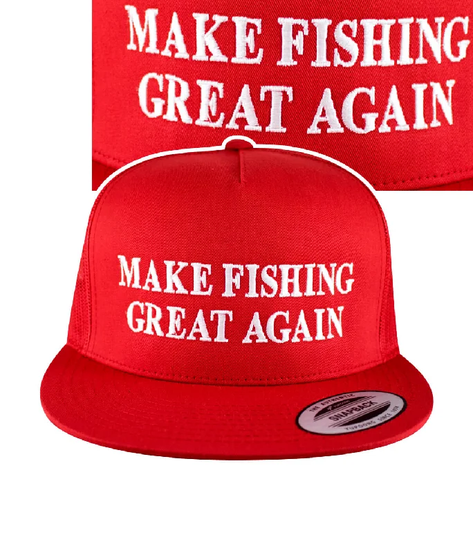 Women's Bucket Hats"Make Fishing Great Again" - Trucker Hat