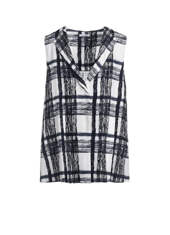 Men's Coats with Flannel LiningSHADOW PLAID LONG GILET
