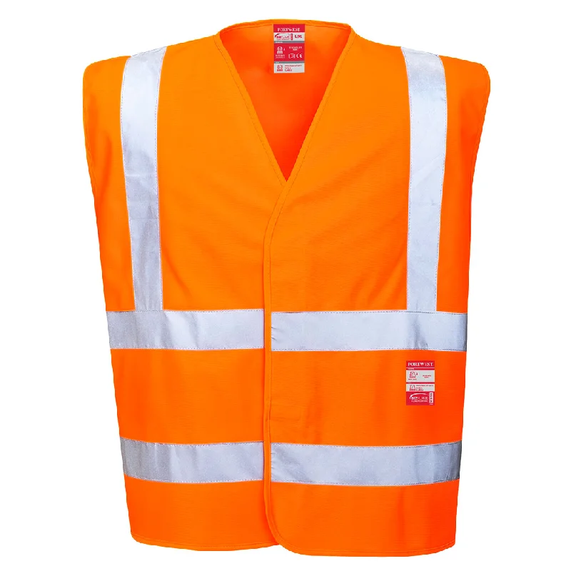 Men's Coats for Outdoor ActivitiesPortwest FR75 Hi Vis FR Vest