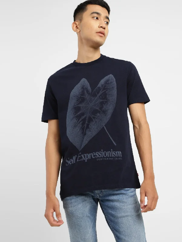 Men's Shirts for HuntingMen's Graphic Print Crew Neck T-shirt