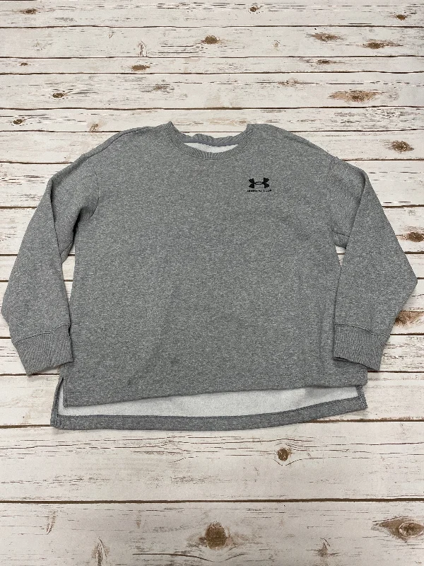 Men's Hoodies with Modern CutsAthletic Sweatshirt Crewneck By Under Armour In Grey, Size: M Men's Hoodies with Modern CutsAthletic Sweatshirt Crewneck By Under Armour In Grey, Size: M