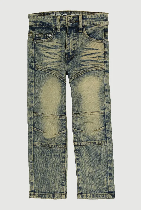 Men's Skinny Jeans with Stretch FabricLittle Boys Distressed Moto Jeans