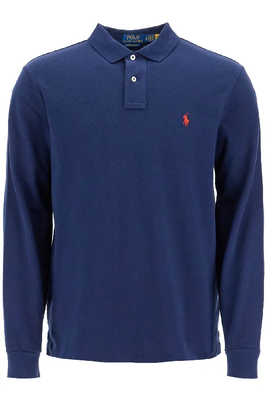 Men's Shirts with Appliquéd SleevesPolo Ralph Lauren Men's Long-Sleeved Polo Shirt