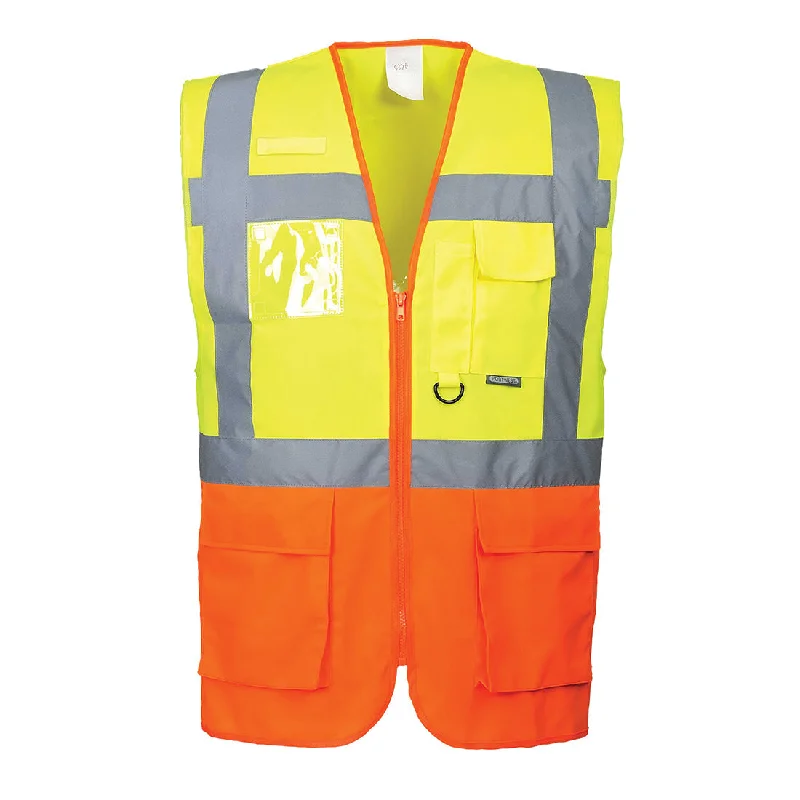 Versatile Men's Pea CoatsPortwest S376 Prague Executive Hi Vis Vest