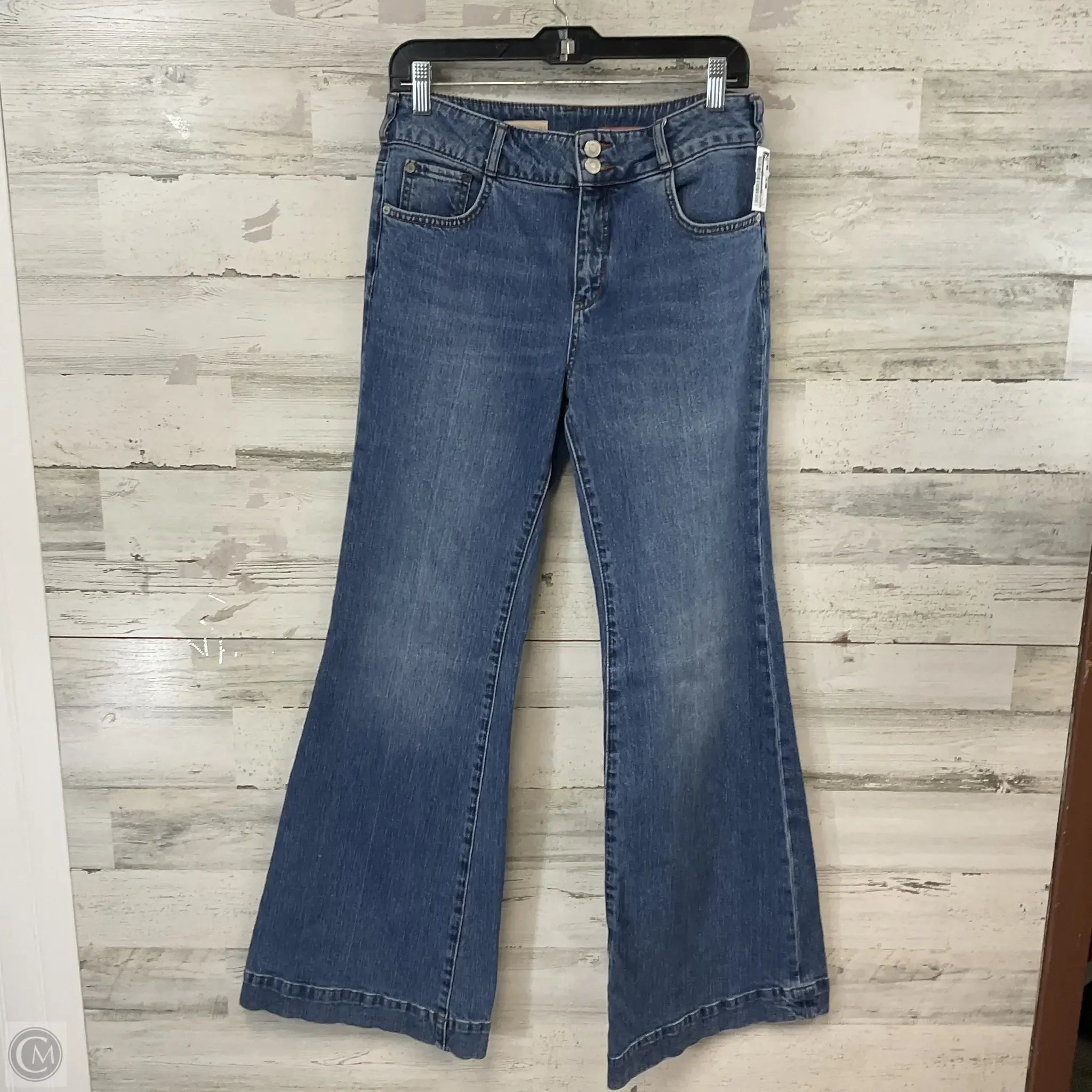 Men's Jeans for a Dressy OccasionJeans Wide Leg By Pilcro In Blue Denim, Size: 8