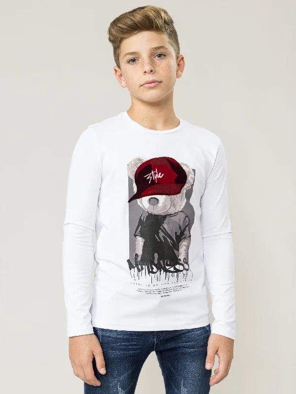Men's Henley T-Shirts for a Casual TwistBEAR LONG SLEEVE T SHIRT