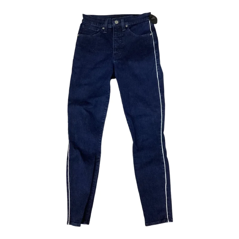 Men's Jeans with Fashionable RipsJeans Designer By Lucky Brand In Blue Denim, Size: 4 Men's Jeans with Fashionable RipsJeans Designer By Lucky Brand In Blue Denim, Size: 4