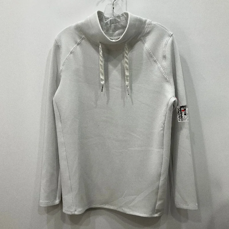 Men's Hoodies with Lined HoodsSweatshirt Collar By Spanx In White, Size: M