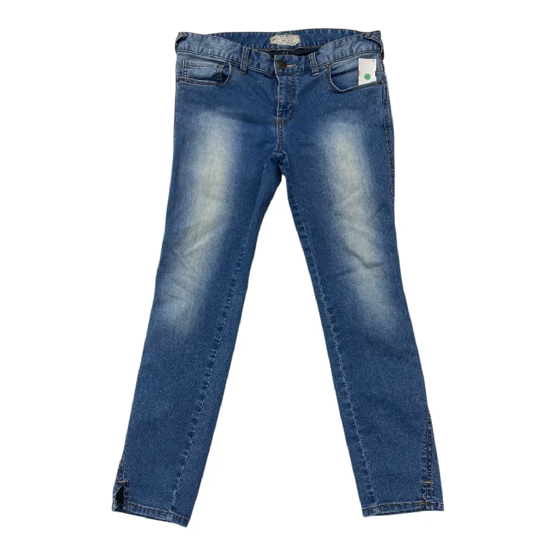Stylish Men's JeansJeans Boot Cut By Free People In Blue Denim, Size:10