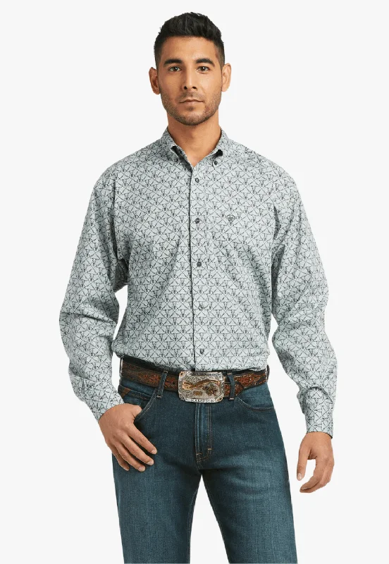 Men's Travel Shirts for Easy PackingAriat Mens Kale Long Sleeve Shirt