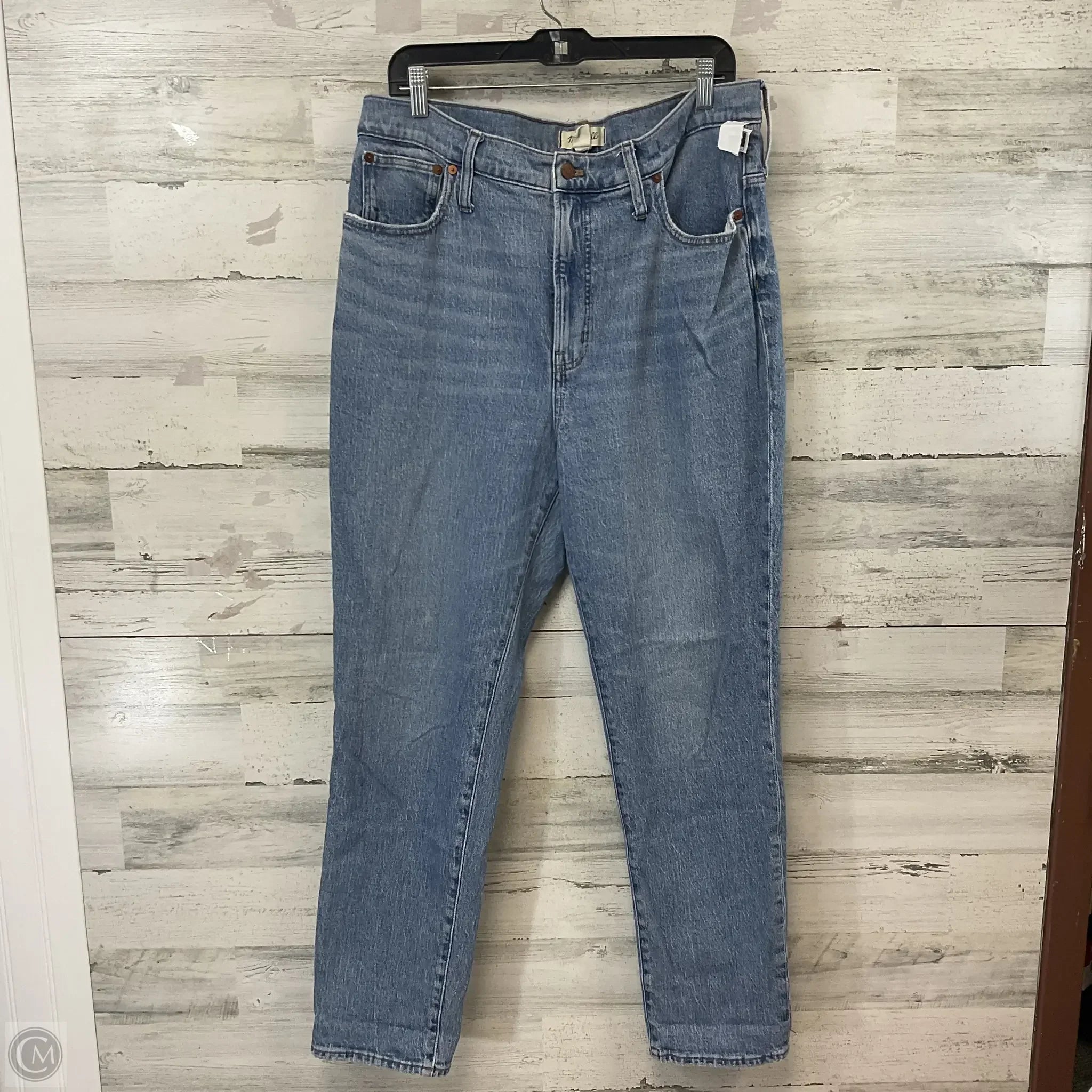 Oversized Relaxed-Fit Men's JeansJeans Straight By Madewell In Blue Denim, Size: 16
