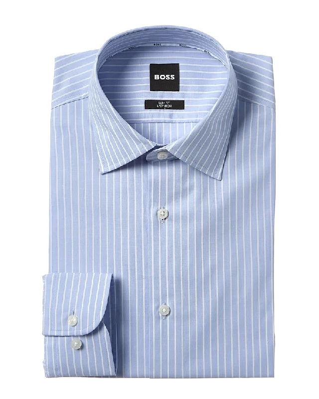 Men's Denim Shirts for a Rugged LookHugo Boss Hank Kent Slim Fit Dress Shirt