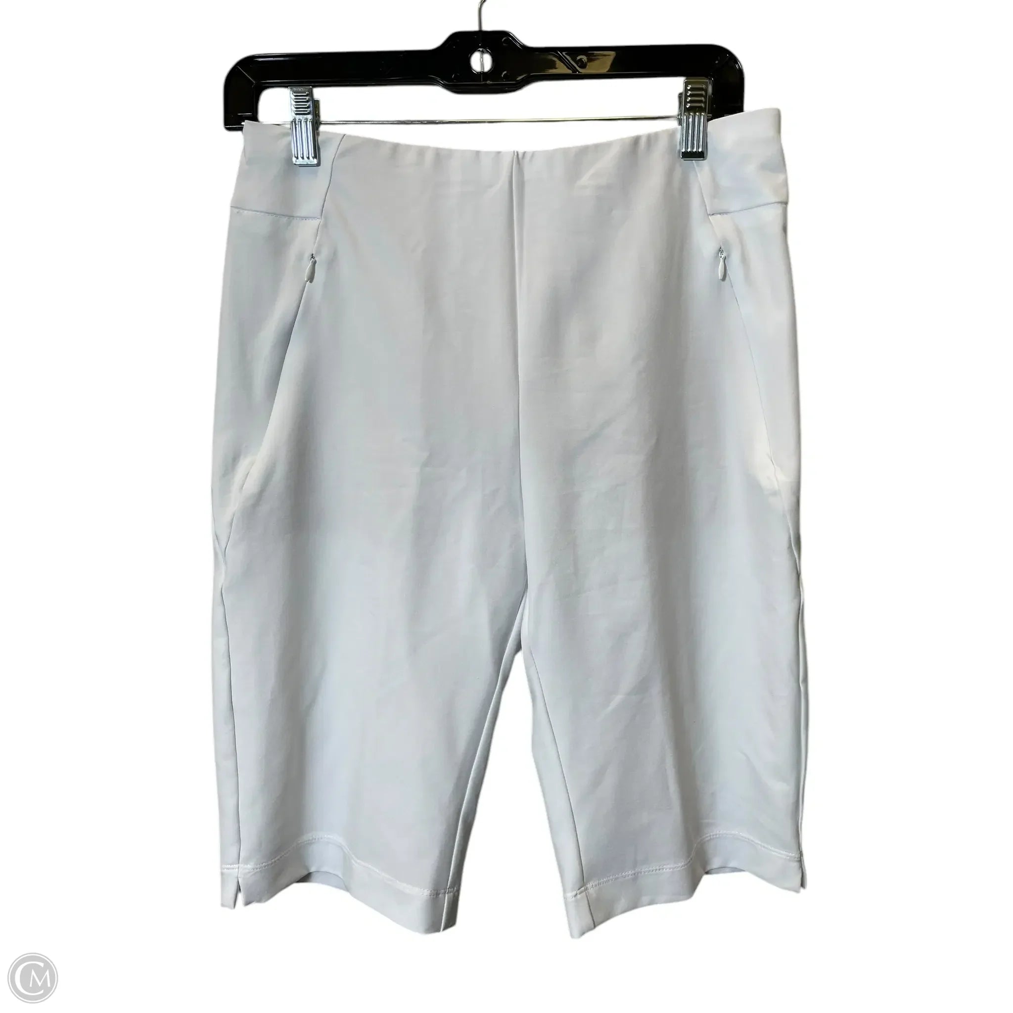 Elegant and Refined Men's Dress and Office ShortsShorts By Tail In White, Size: 6