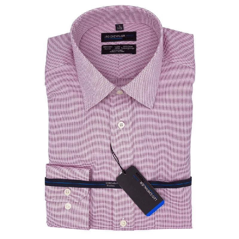 Men's Pattern-Play Shirts for a Fun TwistLeo Chevalier Dress Shirt - 329181 8298