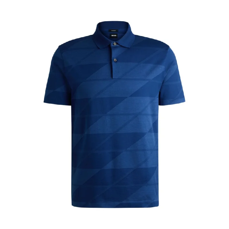 Men's Shirts with Pocket SquaresMercerized-cotton polo shirt with jacquard pattern Men's Shirts with Pocket SquaresMercerized-cotton polo shirt with jacquard pattern
