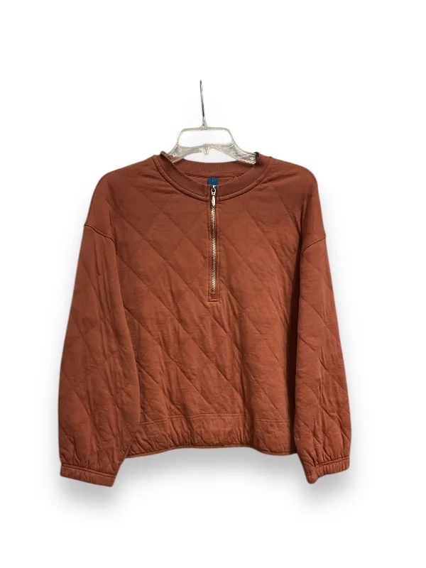 Men's Hoodies for LoungingSweatshirt Collar By Old Navy In Brown, Size: L