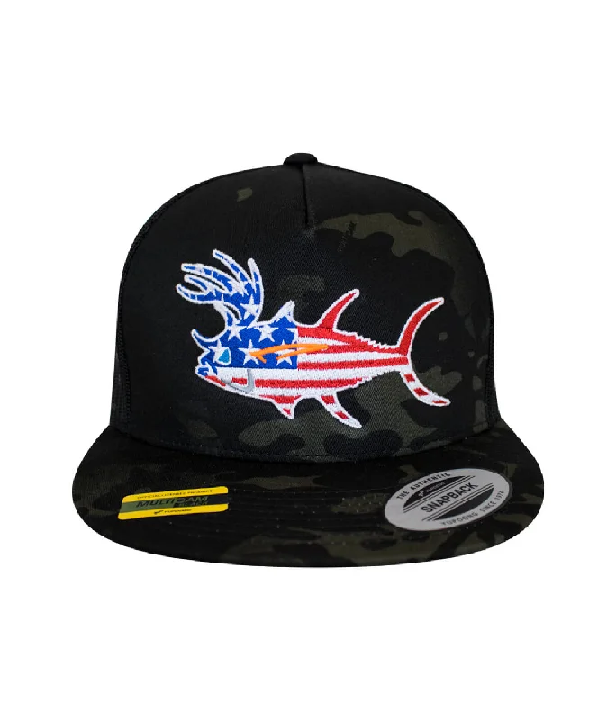 High-Quality Work Hats"Buck-Eye Glory" Unisex Snapback Trucker Hat