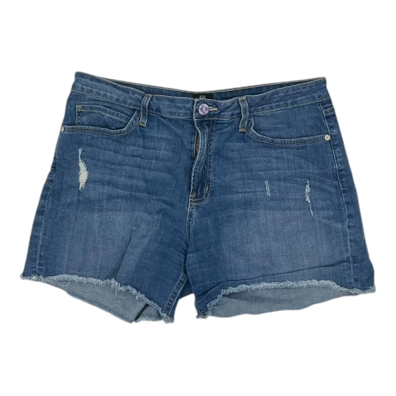 Beach-Ready Men's Summer ShortsShorts By Just Black In Blue Denim, Size:14