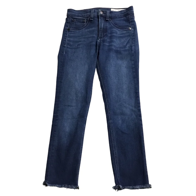 Elegant Men's JeansJeans Designer By Rag & Bones Jeans In Blue Denim, Size: 0
