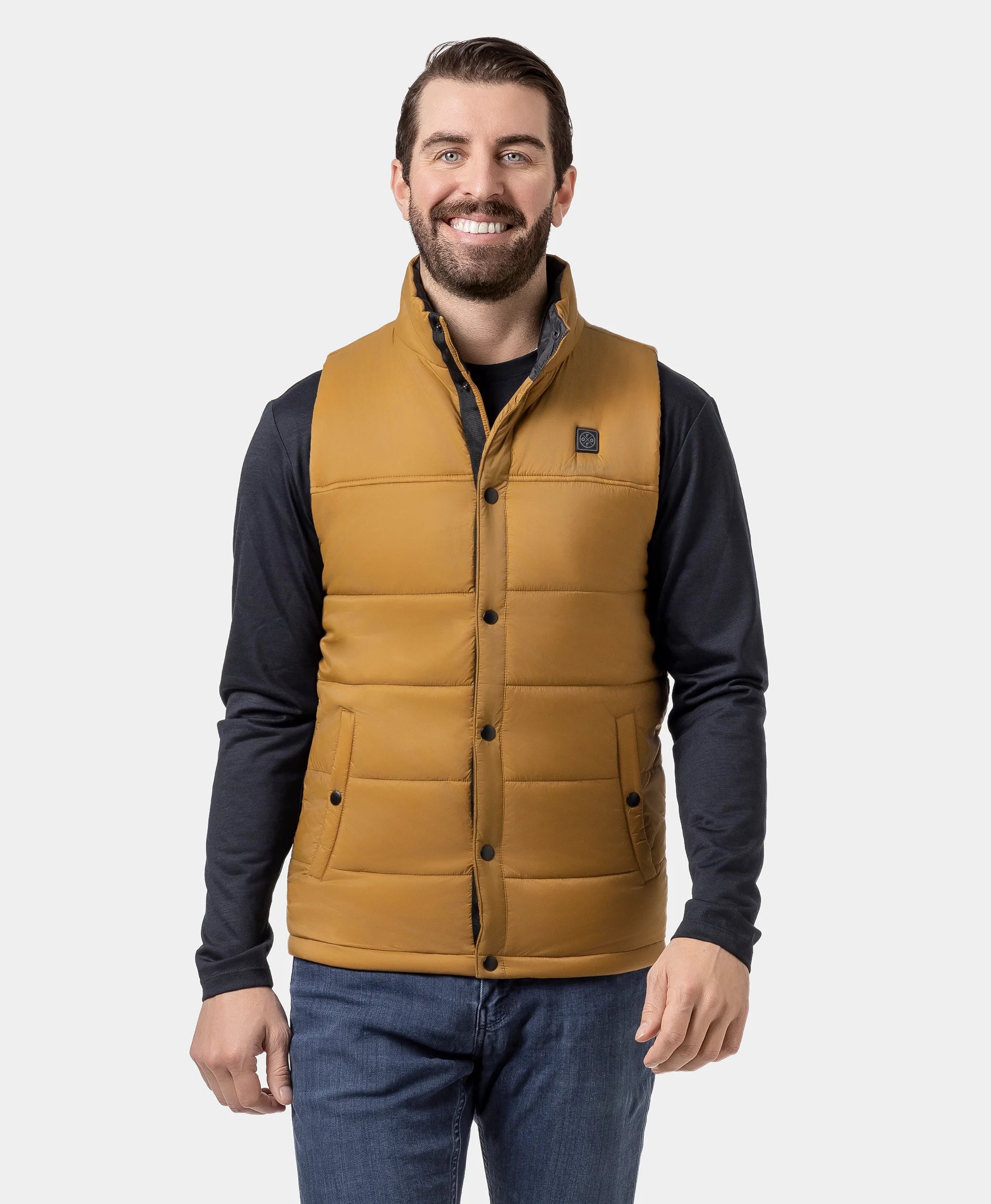 Men's Coats with LiningPuffLyte™ Men's Heated Lightweight Vest - Dark Khaki