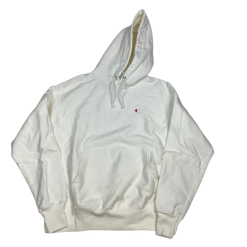 Lightweight Men's Running HoodiesAthletic Sweatshirt Hoodie By Champion In Cream, Size: M Lightweight Men's Running HoodiesAthletic Sweatshirt Hoodie By Champion In Cream, Size: M