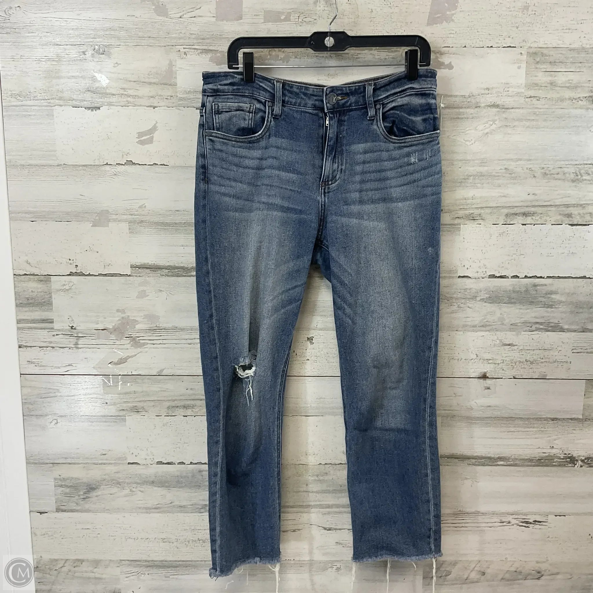 Comfortable Men's JeansJeans Cropped By Kut In Blue Denim, Size: 8