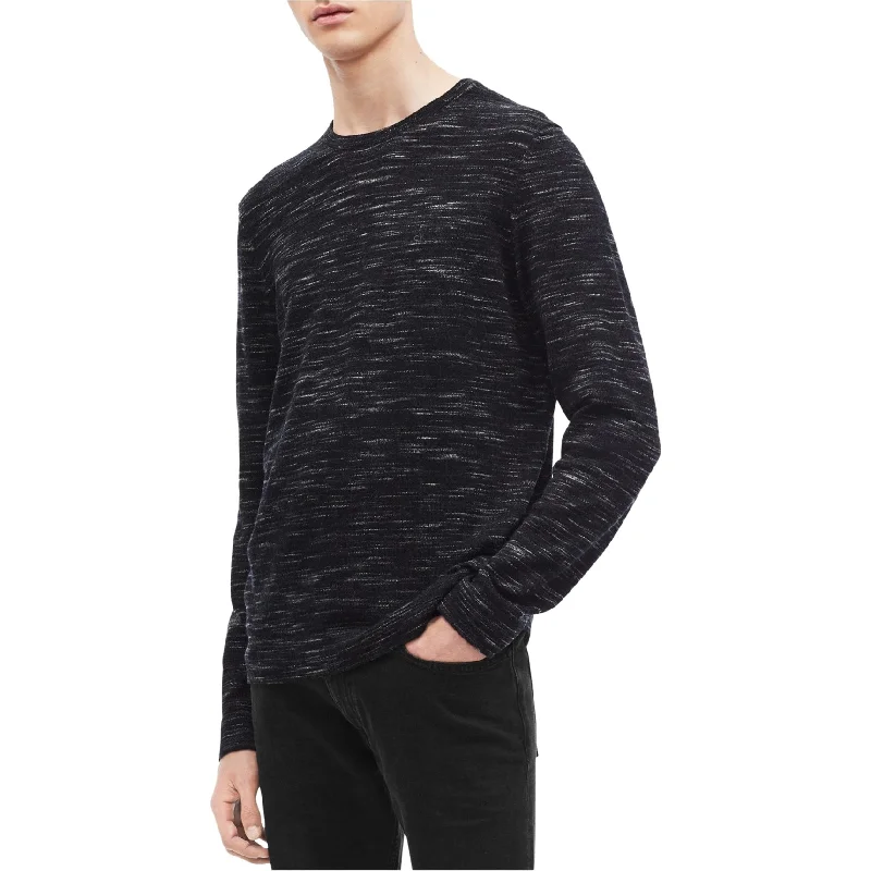 Men's Sweaters in Earthy TonesCalvin Klein Mens Space-Dye Pullover Sweater, Grey, X-Small Men's Sweaters in Earthy TonesCalvin Klein Mens Space-Dye Pullover Sweater, Grey, X-Small
