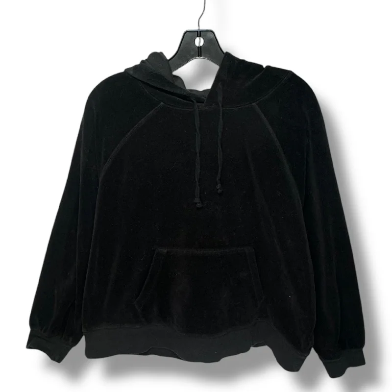 Men's Hoodies with Pass-Through PocketsSweatshirt Hoodie By J. Crew In Black, Size: L Men's Hoodies with Pass-Through PocketsSweatshirt Hoodie By J. Crew In Black, Size: L