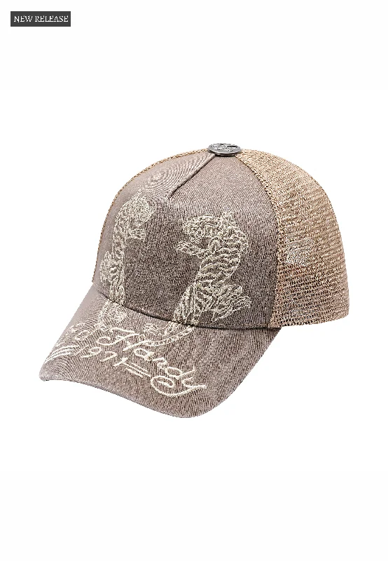 Women's Bucket HatsUnisex Desert Tiger Trucker - Beige